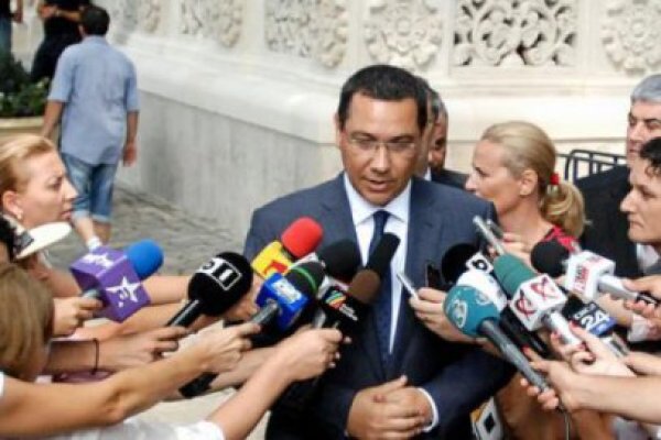Ponta: Încerc să am o relaţie bună cu toată mass-media